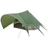 Image de Tente tipi vidaXL pour 5 personnes, verte et grise, 415 x 415 x 247 cm