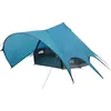 Image de Tente tipi vidaXL pour 5 personnes, bleu et gris, 415 x 415 x 247 cm
