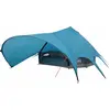Image de Tente tipi vidaXL pour 9 personnes, bleu et gris, 502 x 502 x 297 cm