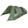 Image de Tente tunnel vidaXL pour 5 personnes, verte et blanche, 805 x 405 x 211 cm