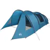 Image de Tente tunnel vidaXL pour 5 personnes, bleue et grise, 805 x 405 x 211 cm