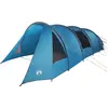 Image de Tente tunnel vidaXL pour 6 personnes, bleue et grise, 890 x 470 x 220 cm