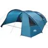 Image de Tente tunnel vidaXL pour 6 personnes, bleue et grise, 700 x 590 x 215 cm