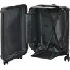 Image de vidaXL Valise avec serrure Noir 34 x 23 x 55,5 cm ABS plastique