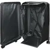 Image de vidaXL Valise avec serrure noir 50 x 30 x 76 cm ABS plastique