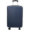 Image de vidaXL Valise avec serrure bleu foncé 43 x 27 x 66 cm ABS plastique