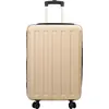 Image de vidaXL Valise avec serrure Champagne 43 x 27 x 66 cm ABS plastique