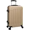 Image de vidaXL, valise, 3 pièces, Champagne, 50 x 31 x 78 cm, plastique ABS