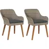Image de vidaXL Chaise de jardin, lot de 2, noir, 62,5 x 55 x 82 cm, rotin synthétique