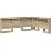 Image de vidaXL Tête de lit de rangement, bois imitation chêne Sonoma