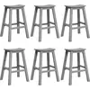 Image de vidaXL Ensemble de bar de jardin 6 pcs gris clair HDPE