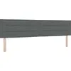 Image de Tête de lit vidaXL gris foncé 200 cm tissu