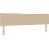 Image de Tête de lit vidaXL Vert clair-gris 200 cm Tissu velours côtelé