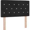 Image de Tête de lit vidaXL Noir 80 cm Velours