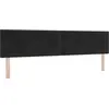 Image de Tête de lit vidaXL noire 200 cm en velours