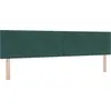Image de Tête de lit vidaXL vert foncé 200 cm velours