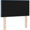 Image de Tête de lit vidaXL bleu foncé 80 cm velours