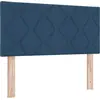 Image de Tête de lit vidaXL bleue 90 cm en tissu
