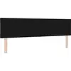 Image de Tête de lit vidaXL Noir 180 cm Velours