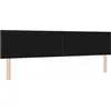 Image de vidaXL, tête de lit, marron foncé, tissu