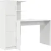 Image de vidaXL Bureau 2 pcs blanc
