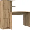 Image de vidaXL Bureau 2 pcs Chêne Artisan