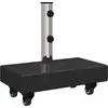 Image de vidaXL Pied de parasol noir 45 x 25 x 45 cm, aspect granit