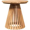 Image de vidaXL Table d'appoint marron 50 x 50 x 49,5 cm en bois massif de teck