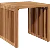 Image de vidaXL Table d'appoint de jardin marron 45 x 42,5 x 45 cm en bois massif de teck