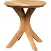Image de vidaXL Table d'appoint marron 40 x 40 x 41 cm en bois massif de teck