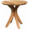 Image de Table basse marron 55 X 55 X 51 Cm Teck massif Lumarko