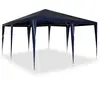 Image de vidaXL Tente de réception bleue 400 x 400 x 266 cm en polyéthylène et acier
