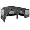 Image de vidaXL Tente de réception anthracite 600 x 400 x 266 cm en polyéthylène