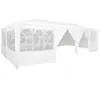 Image de vidaXL Tente de réception blanche 800 x 400 x 266 cm en polyéthylène