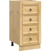 Image de vidaXL Armoire SKI Marron miel 40 x 46 x 81 cm Bois de pin massif