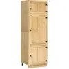 Image de vidaXL Armoire SKI Marron miel 66 x 58 x 207 cm Bois de pin massif