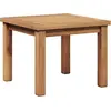 Image de Table basse marron 45 X 45 X 36 Cm Teck massif Lumarko
