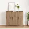 Image de vidaXL Sideboard Chêne Artisan 90 x 34 x 80 cm Bois composite