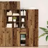 Image de Étagère avec tiroirs vidaXL en bois recyclé, 30 x 42,4 x 185,2 cm
