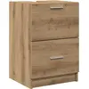 Image de Armoire de salle de bain vidaXL en chêne Artisan, 40 x 37 x 59 cm, aggloméré