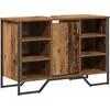 Image de vidaXL Armoire pour lavabo Vieux bois 91 x 35 x 60 cm Bois composite