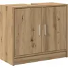 Image de vidaXL Armoire de salle de bain Chêne Artisan 63 x 29 x 55 cm Bois composite