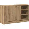 Image de vidaXL Armoire de salle de bain Chêne Artisan 90 x 29 x 55 cm Bois composite