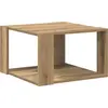 Image de vidaXL Table basse en chêne Artisan 51,5 x 51,5 x 30 cm en bois aggloméré