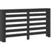 Image de vidaXL Couverture de radiateur noir aspect chêne 149 x 20 x 82 cm
