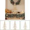 Image de The Living Store Sapin de Noël en bois à décorer 60 cm Pin massif