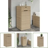 Image de The Living Store Gartenenschrank Beige 55x55x111 cm Poly Rattan