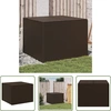 Image de The Living Store Coffre de jardin marron 291L Poly Rattan