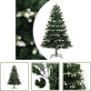 Image de The Living Store Sapin de Noël artificiel pliable enneigé 150 cm