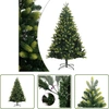 Image de The Living Store Arbre de Noël artificiel pliable avec support 210 cm